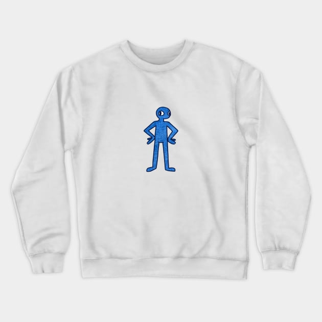 Blue Friend 1 Crewneck Sweatshirt by BreadBen